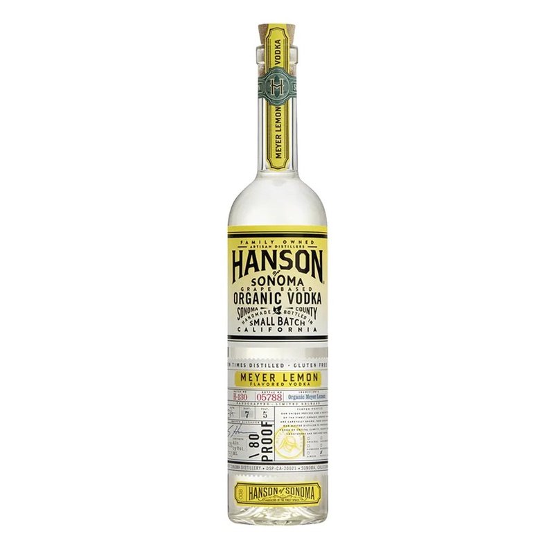 Hanson of Sonoma Organic Meyer Lemon Flavored Vodka - ShopBourbon.com