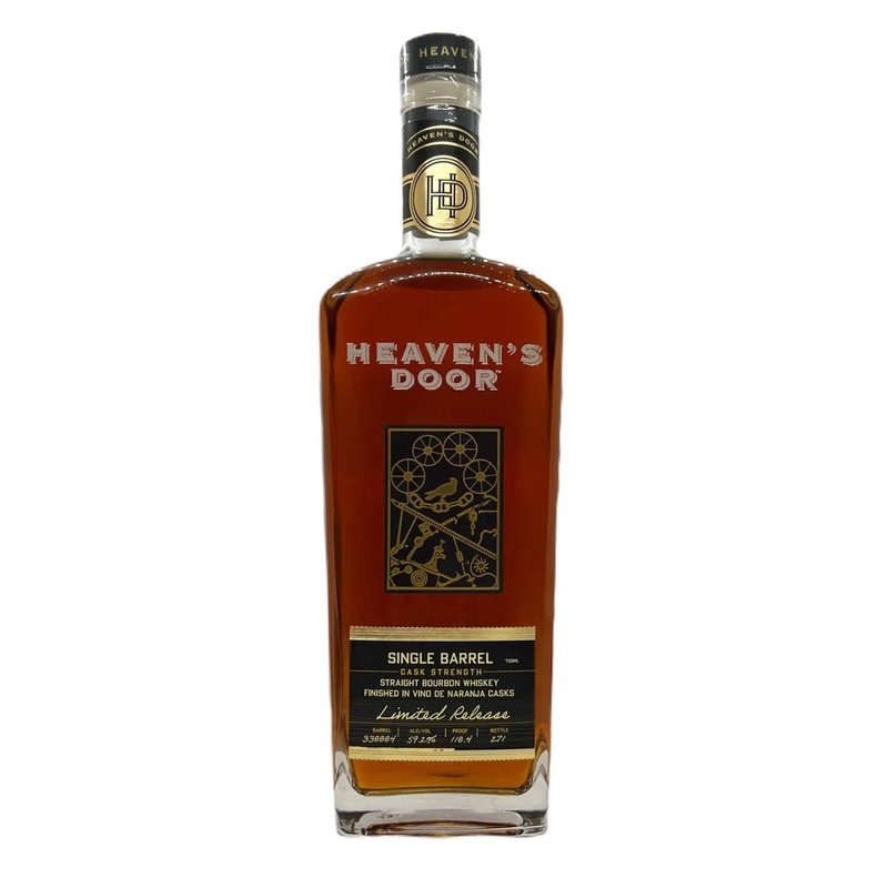 Heaven's Door Single Barrel Cask Strength Vino de Naranja Casks Finish Straight Bourbon Whiskey - ShopBourbon.com
