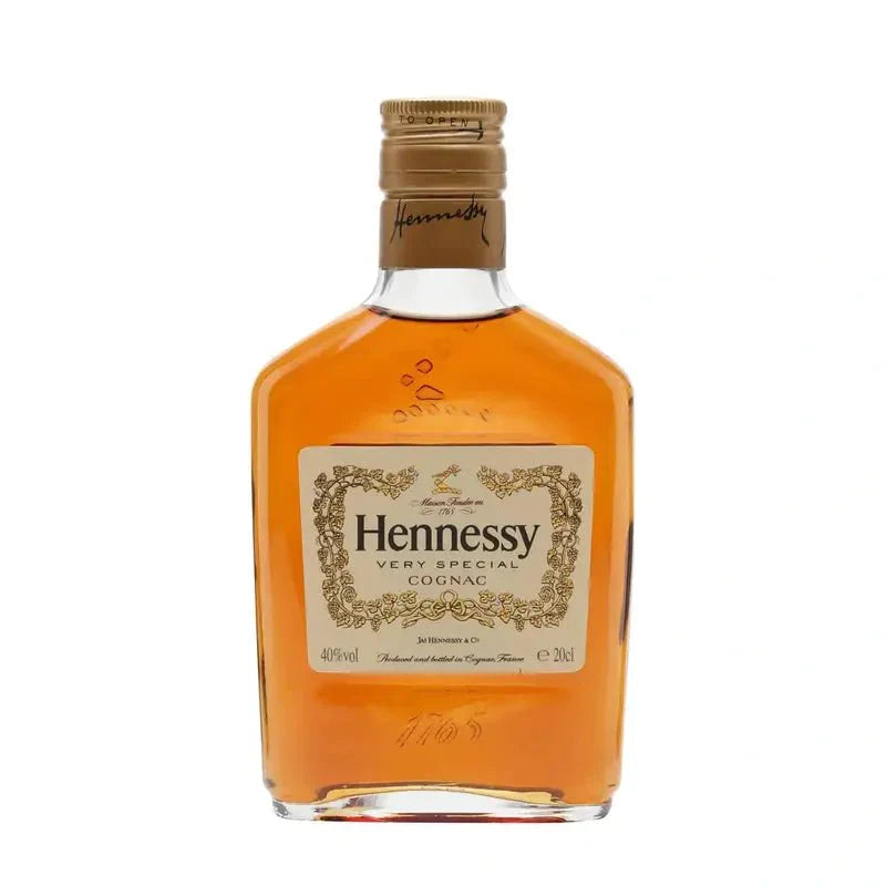 Hennessy V.S Cognac 200ml - Flask Bottle - ShopBourbon.com