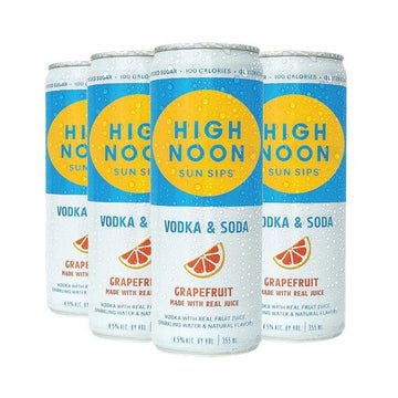 High Noon Grapefruit Hard Seltzer 4-Pack - ShopBourbon.com