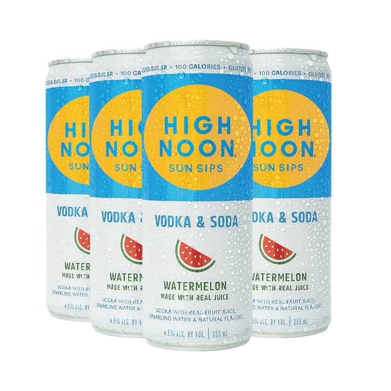 High Noon Watermelon Hard Seltzer 4-Pack - ShopBourbon.com