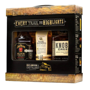 Jim Beam Black / Basil Hayden / Knob Creek 9 Year Old 3-Pack 375ml - ShopBourbon.com