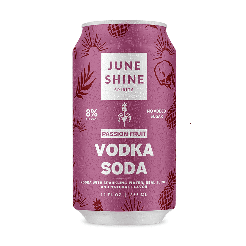 JuneShine Passion Fruit Vodka Soda 4-Pack Cocktail - ShopBourbon.com