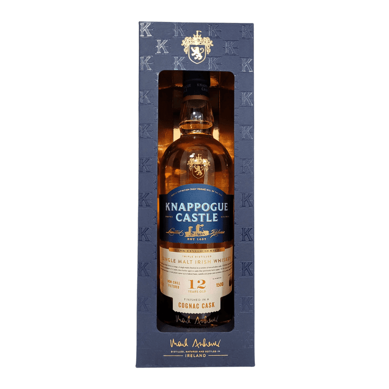 Knappogue Castle 12 Year Old Cognac Cask Matured Single Malt Irish Whiskey - ShopBourbon.com