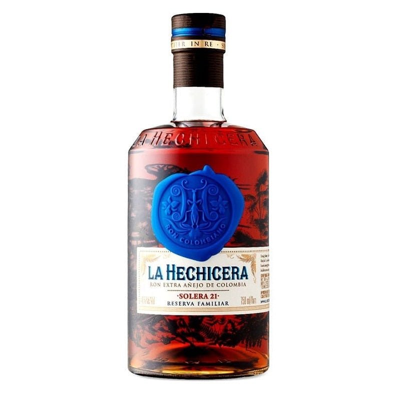 La Hechicera Extra Anejo Solera 21 Reserva Familiar Colombian Rum - ShopBourbon.com