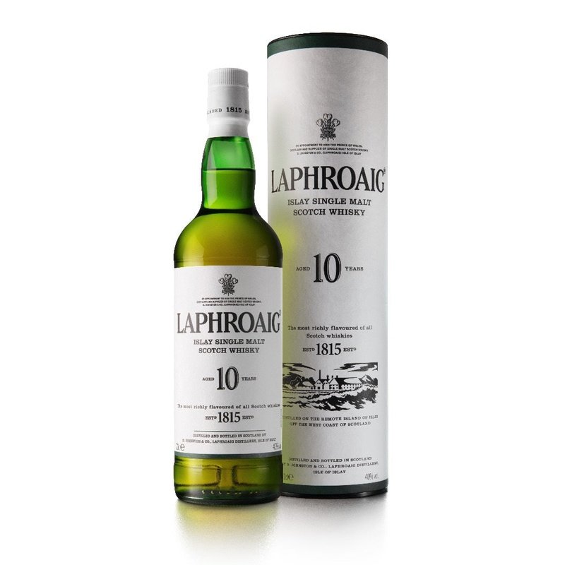 Laphroaig 10 Year Old Islay Single Malt Scotch Whisky - ShopBourbon.com