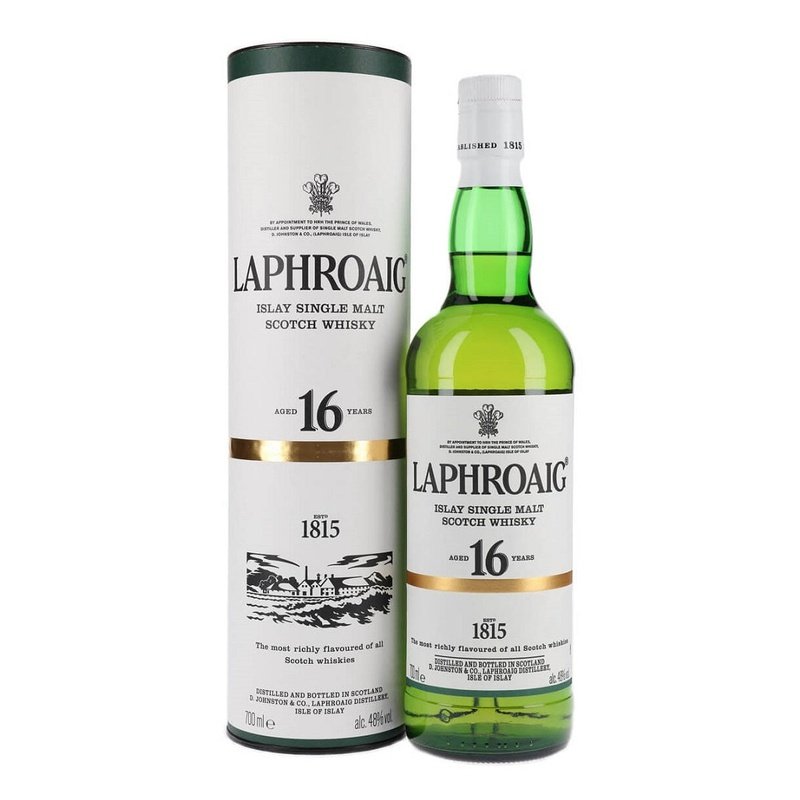 Laphroaig 16 Year Old Islay Single Malt Scotch Whisky - ShopBourbon.com