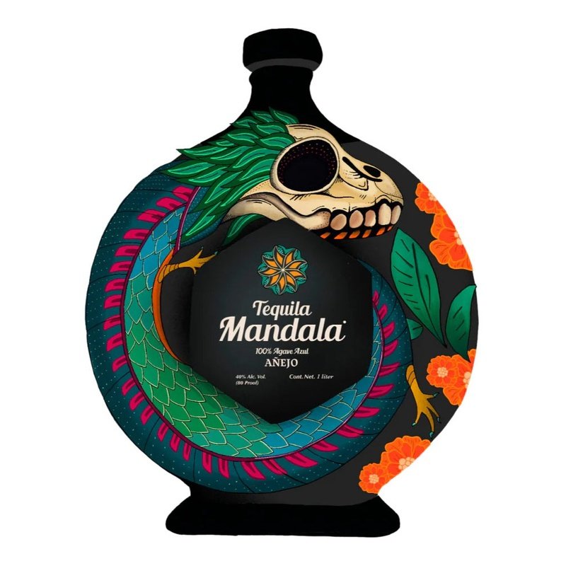 Mandala 'Día de los Muertos 2023' Anejo Tequila Liter - ShopBourbon.com