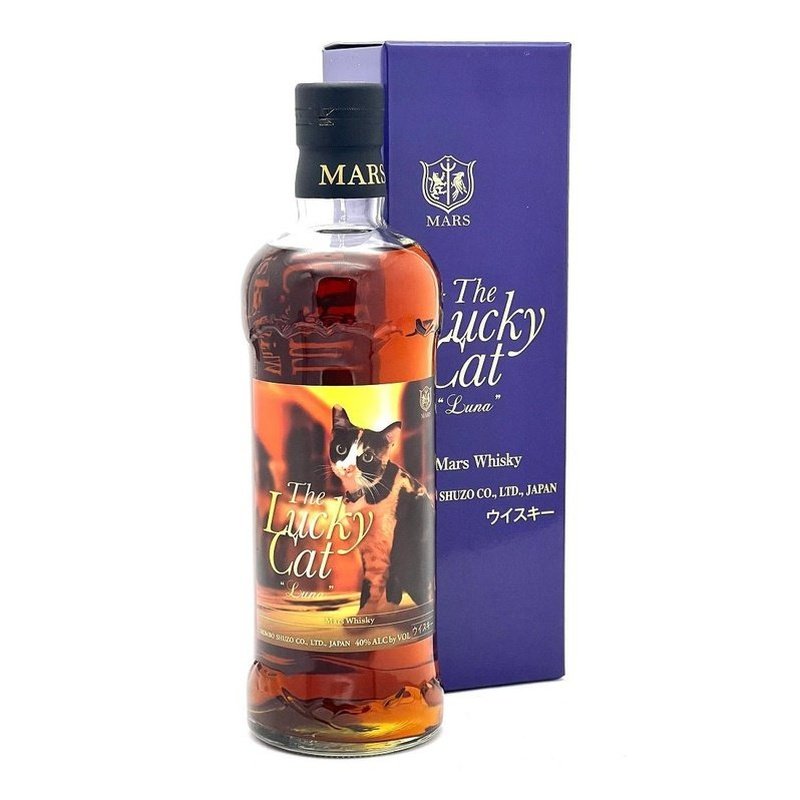 Mars 'The Lucky Cat Luna' Blended Japanese Whisky - ShopBourbon.com