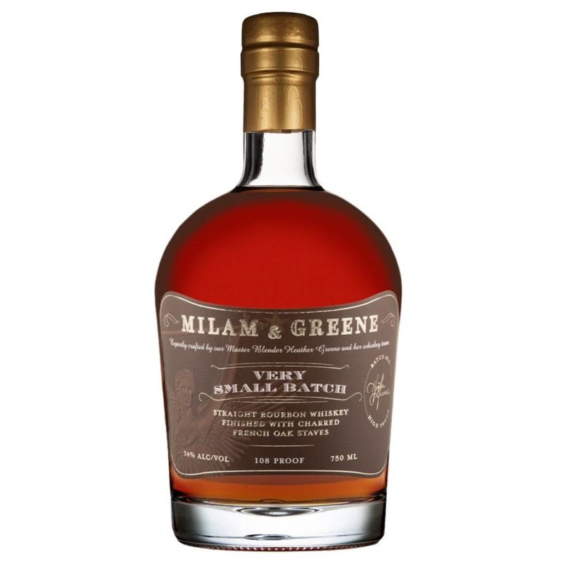 Milam & Greene Very Small Batch Charred French Oak Finish Straight Bourbon Whiskey - ShopBourbon.com