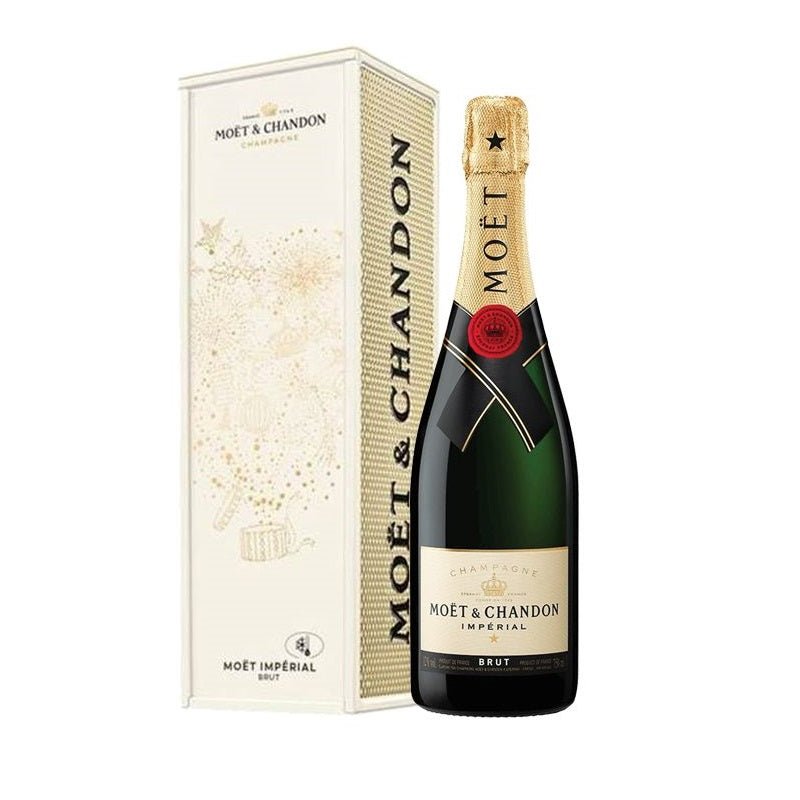 Moët & Chandon Impérial Brut Champagne Metal Gift Box - ShopBourbon.com