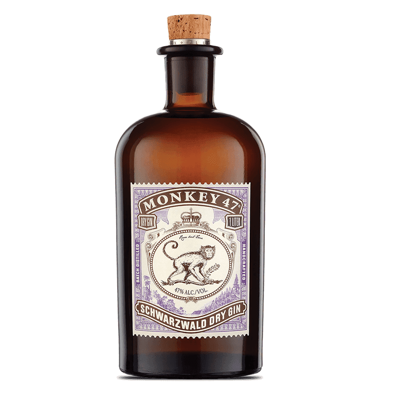 Monkey 47 Schwarzwald Dry Gin Liter - ShopBourbon.com