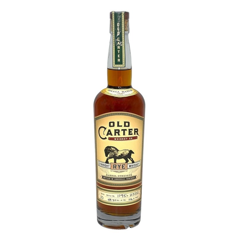 Old Carter Small Batch Straight Bourbon Whiskey Batch No. 10 - ShopBourbon.com