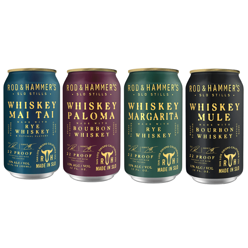 Rod & Hammer's SLO Stills Whiskey Cocktails Variety 8-Pack - ShopBourbon.com