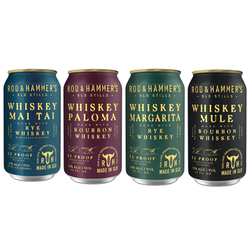 Rod & Hammer's SLO Stills Whiskey Cocktails Variety 8-Pack - ShopBourbon.com