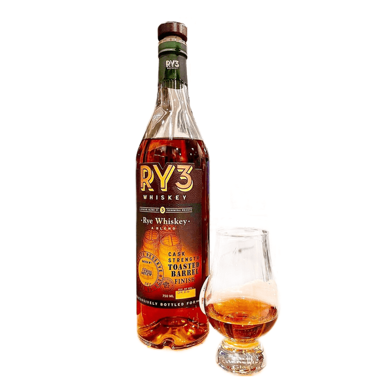 Ry3 Whiskey Cask Strength Toasted Barrel Finish Rye Whiskey - ShopBourbon.com