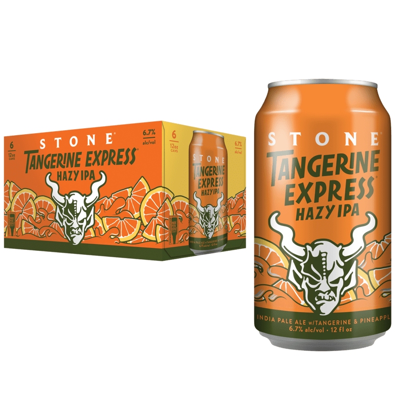Stone Brewing 'Tangerine Express' Hazy IPA Beer 6-Pack - ShopBourbon.com