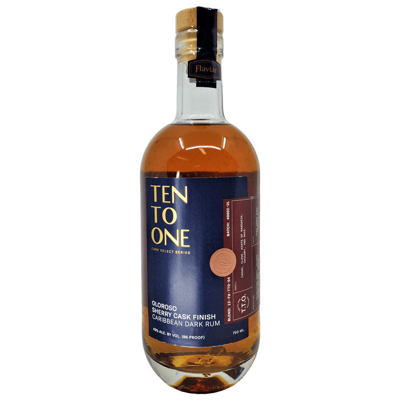 Ten To One Oloroso Sherry Cask Finish 'Flaviar Selection' Dark Rum - ShopBourbon.com