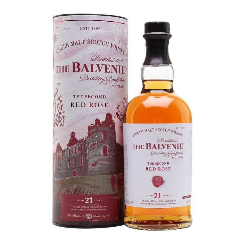 The Balvenie 21 Year Old 'The Second Red Rose' Single Malt Scotch Whisky - ShopBourbon.com