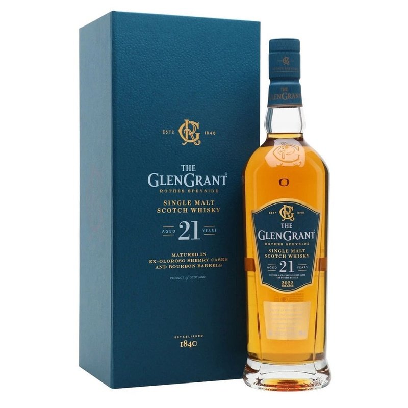 The Glen Grant 21 Year Old Single Malt Scotch Whisky - ShopBourbon.com