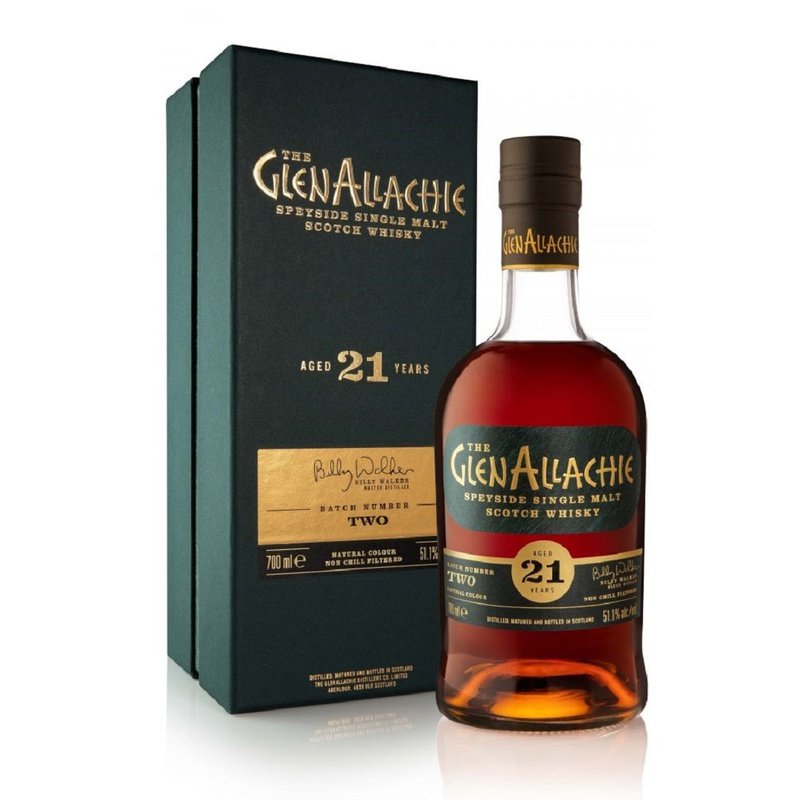 The GlenAllachie 21 Year Old Batch 2 Speyside Single Malt Scotch Whisky - ShopBourbon.com