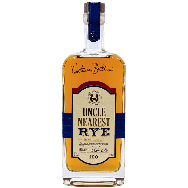 Uncle Nearest Straight Rye Whiskey Signed by Victoria Eady Butler - ShopBourbon.com